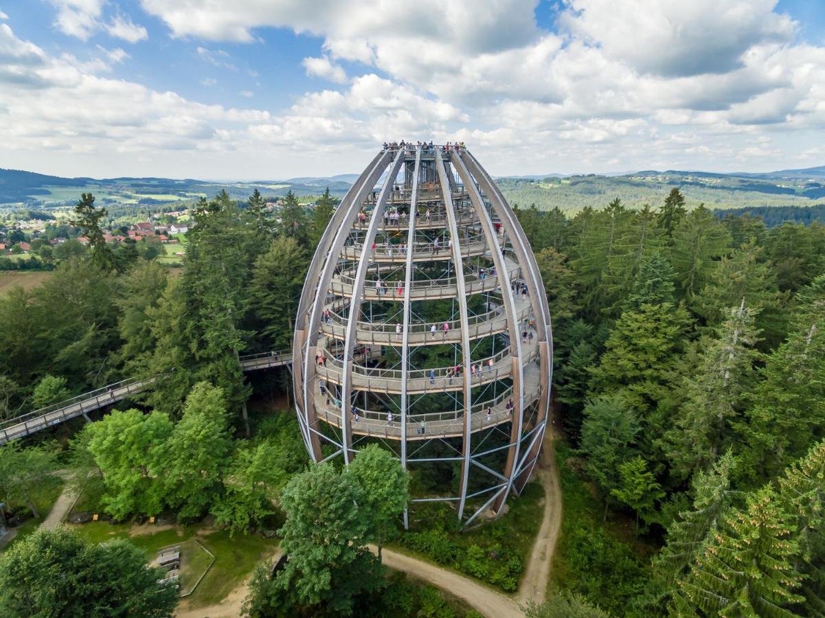 400Qm Bayerische Villa 2500Qm Uneinsehbarer Garten In Beliebter Urlaubsregion Freyung Bagian luar foto